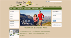 Desktop Screenshot of nothinbutherbs.com